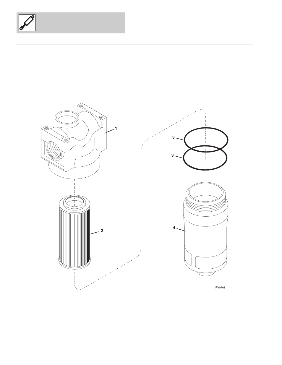 Figure 9-15 pressure filter assembly, Pressure filter assembly -34 | Lull 1044C-54 Series II Parts Manual User Manual | Page 352 / 464