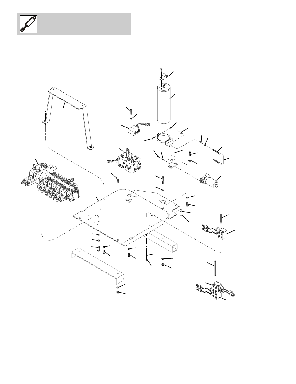 Figure 9-23 valve plate components assembly, Valve plate components assembly -50, E, (see figure 9-23 for details) | Lull 1044C-54 Series II Parts Manual User Manual | Page 368 / 464