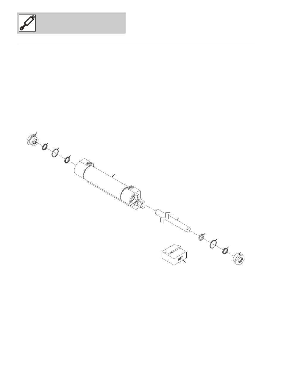 Figure 9-27 50 in side shift carriage cylinder, 50 in side shift carriage cylinder -58 | Lull 1044C-54 Series II Parts Manual User Manual | Page 376 / 464