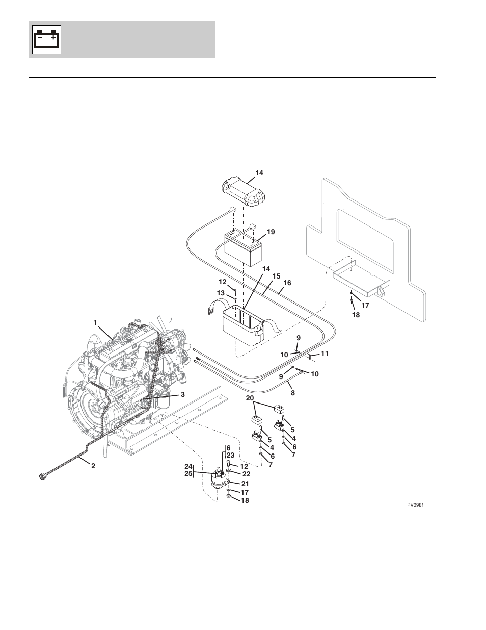 Figure 10-3 engine electrical group, Engine electrical group -8, Cu engine harness, (see figure 10-3 for details) | Y cable, (see figure 10-3 for details), Cable, (see figure 10-3 for details) | Lull 1044C-54 Series II Parts Manual User Manual | Page 388 / 464