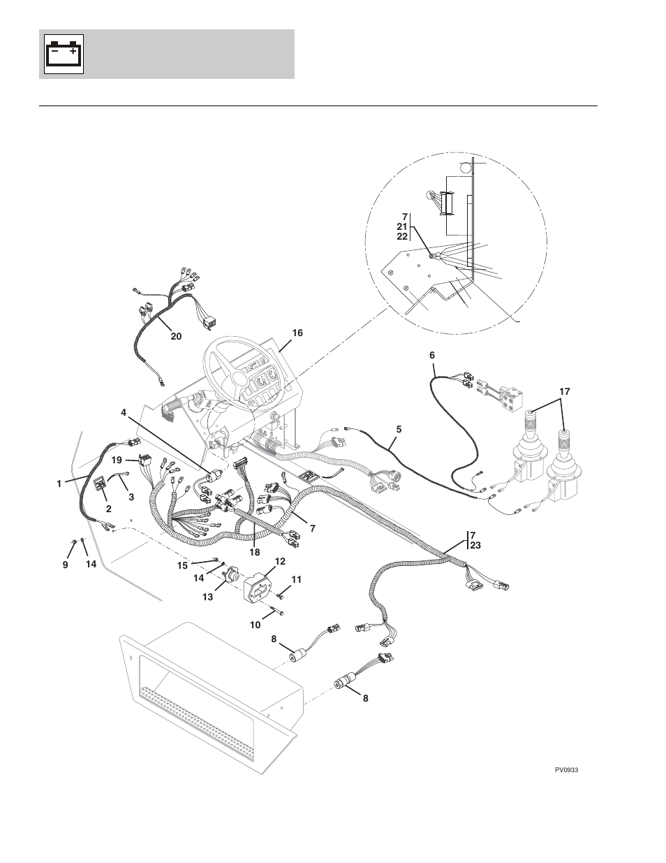 Ash harness, (see figure 10-5 for details), Electrical | Lull 1044C-54 Series II Parts Manual User Manual | Page 396 / 464