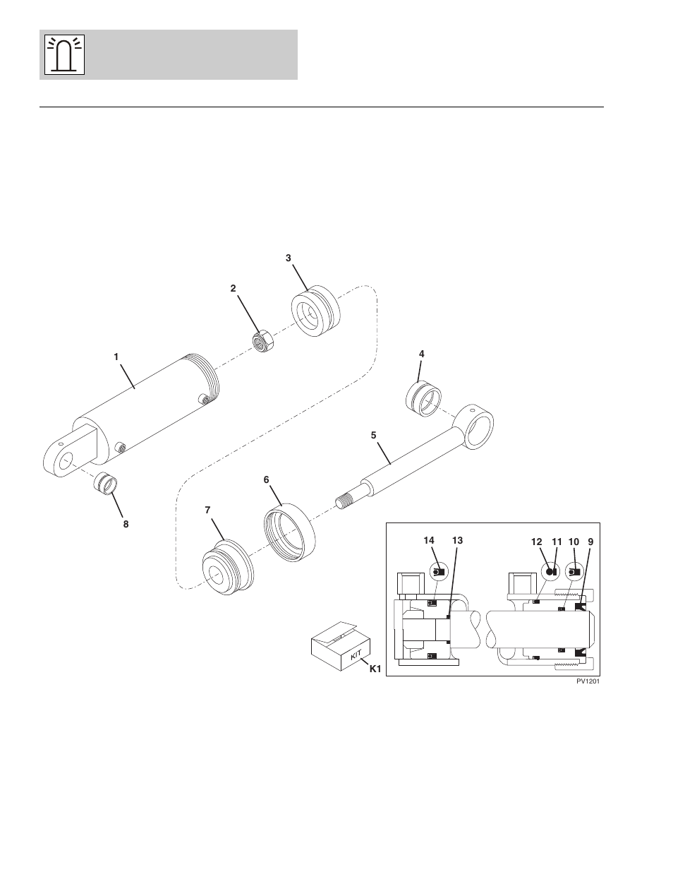 Figure 12-4 tilting carriage cylinder, Tilting carriage cylinder -20, See figure 12-4 for details) | Lull 1044C-54 Series II Parts Manual User Manual | Page 432 / 464