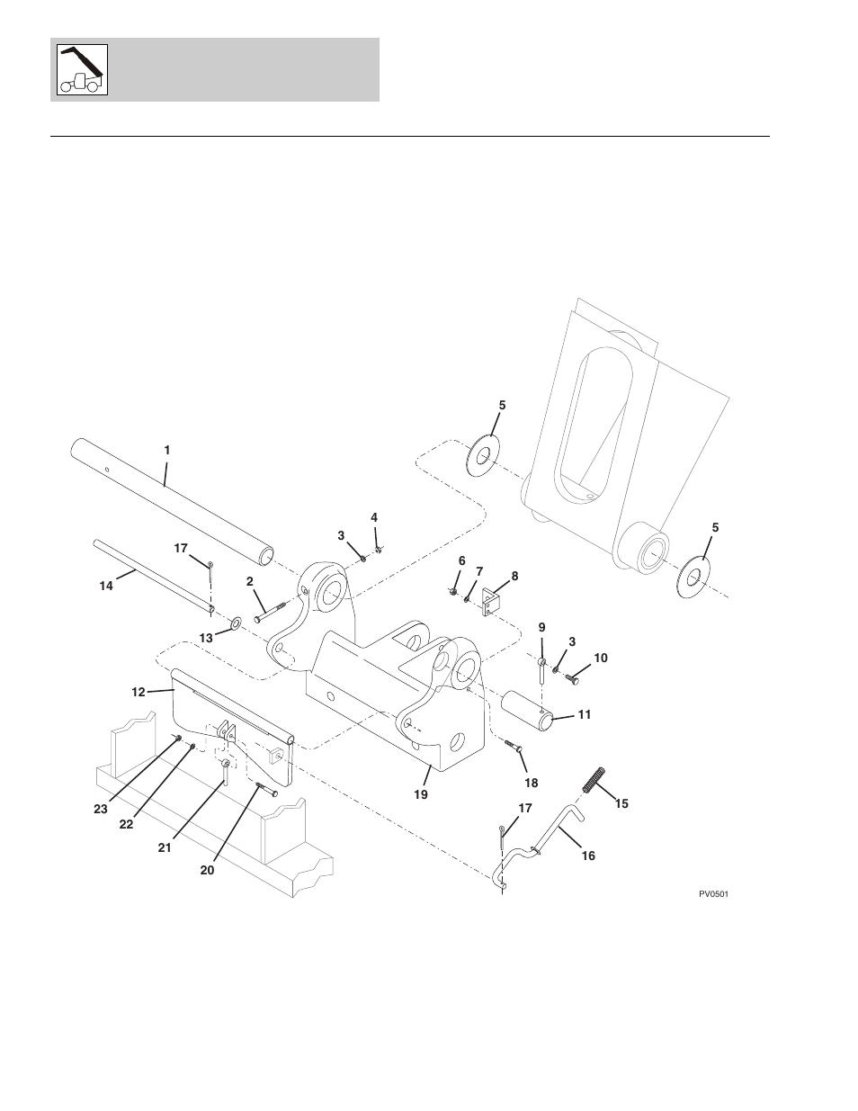 Figure 2-8 quick attach group installation, Quick attach group installation -38 | Lull 1044C-54 Series II Parts Manual User Manual | Page 56 / 464