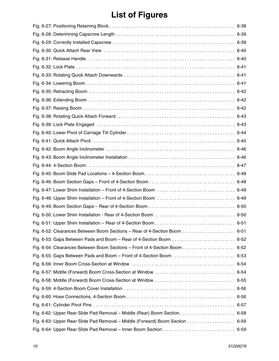 List of figures | Lull 1044C-54 Series II Service Manual User Manual | Page 14 / 382