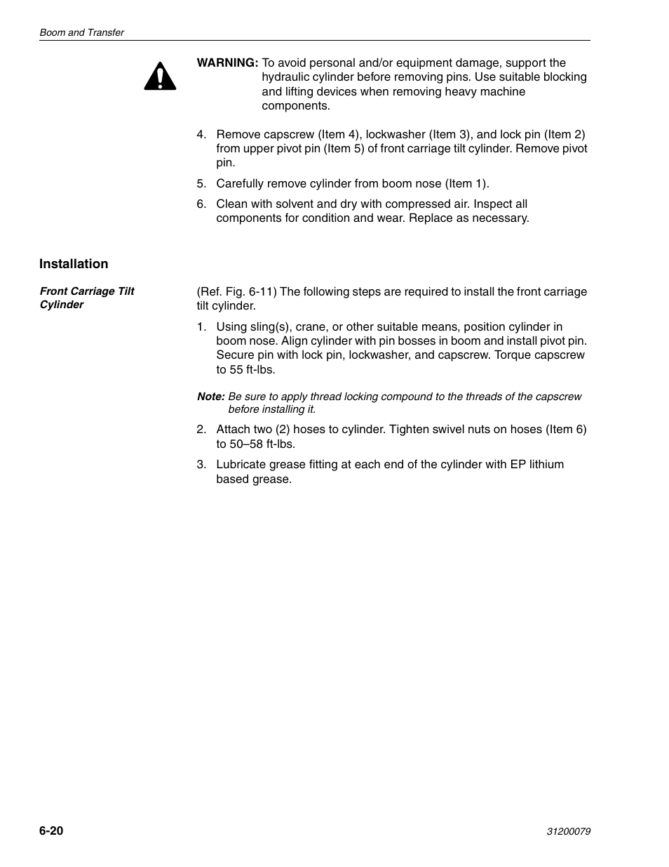 Lull 1044C-54 Series II Service Manual User Manual | Page 162 / 382