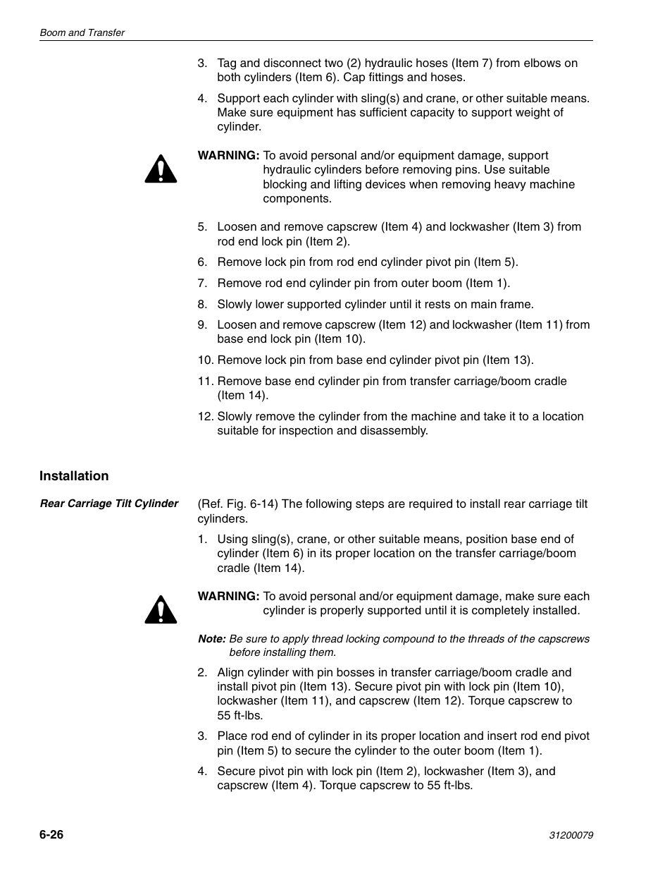 Lull 1044C-54 Series II Service Manual User Manual | Page 168 / 382