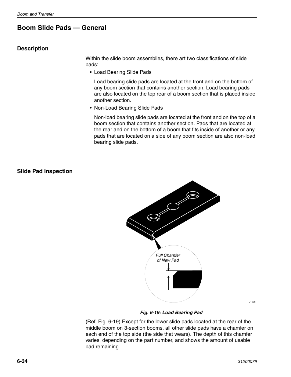 Boom slide pads — general | Lull 1044C-54 Series II Service Manual User Manual | Page 176 / 382