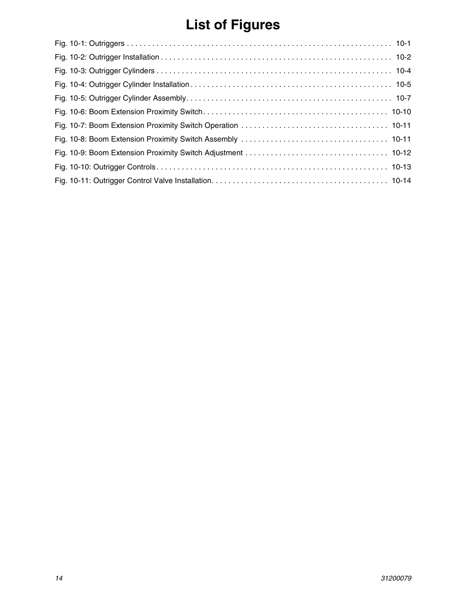 List of figures | Lull 1044C-54 Series II Service Manual User Manual | Page 18 / 382