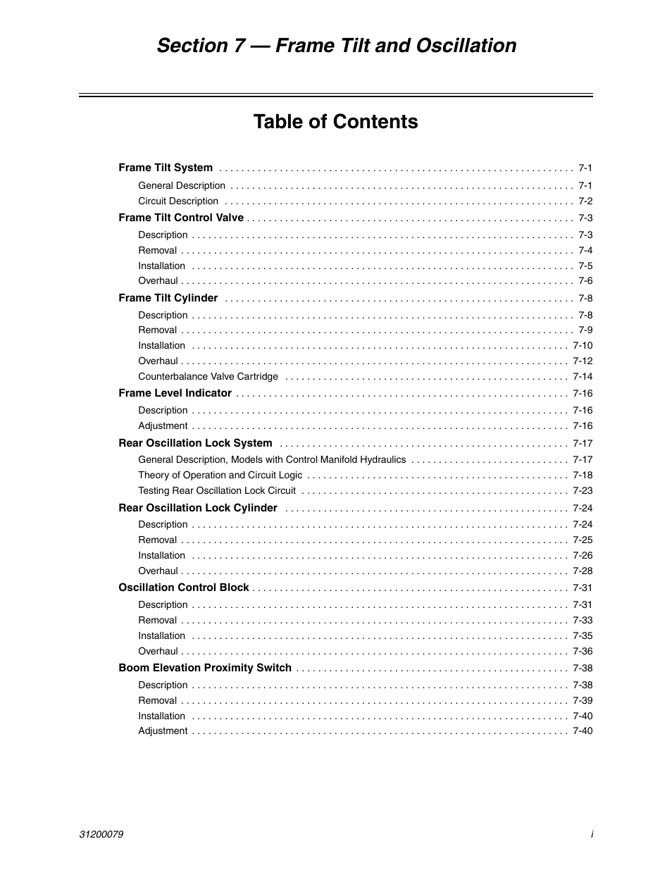 Lull 1044C-54 Series II Service Manual User Manual | Page 279 / 382