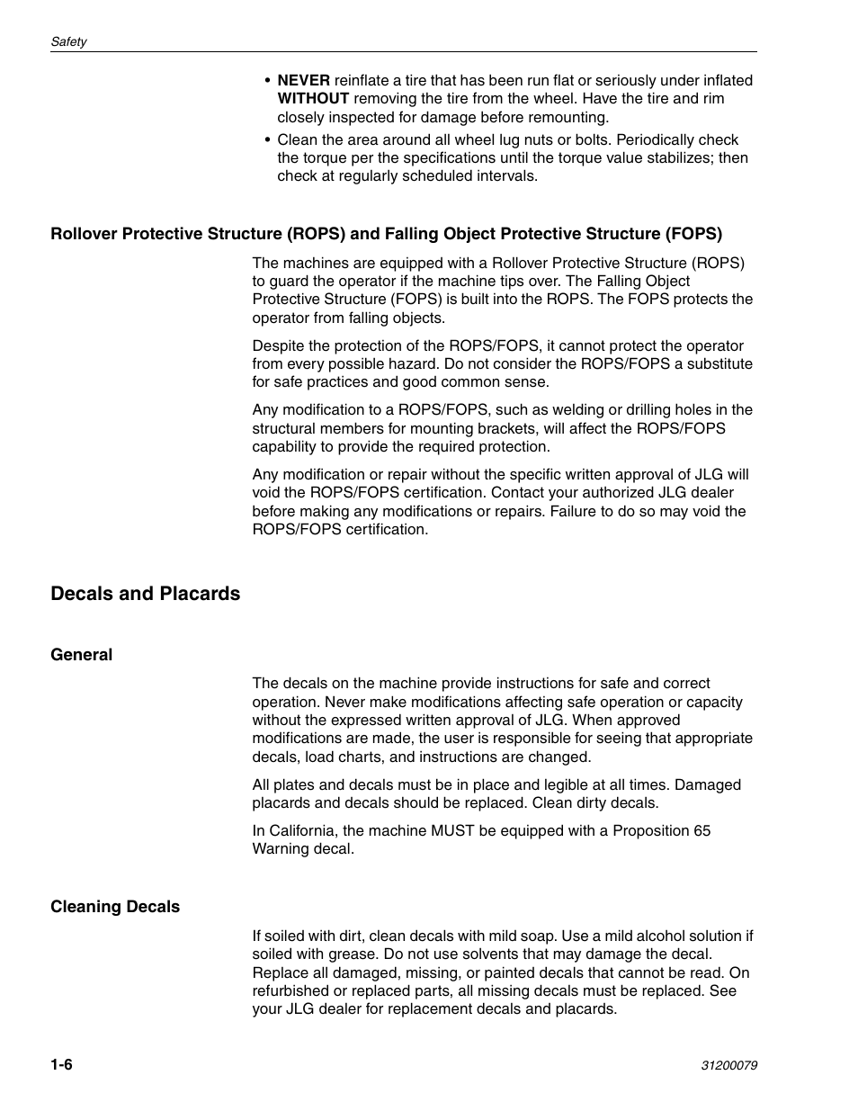 Decals and placards | Lull 1044C-54 Series II Service Manual User Manual | Page 28 / 382