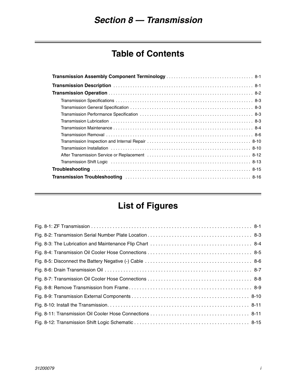 List of figures | Lull 1044C-54 Series II Service Manual User Manual | Page 323 / 382