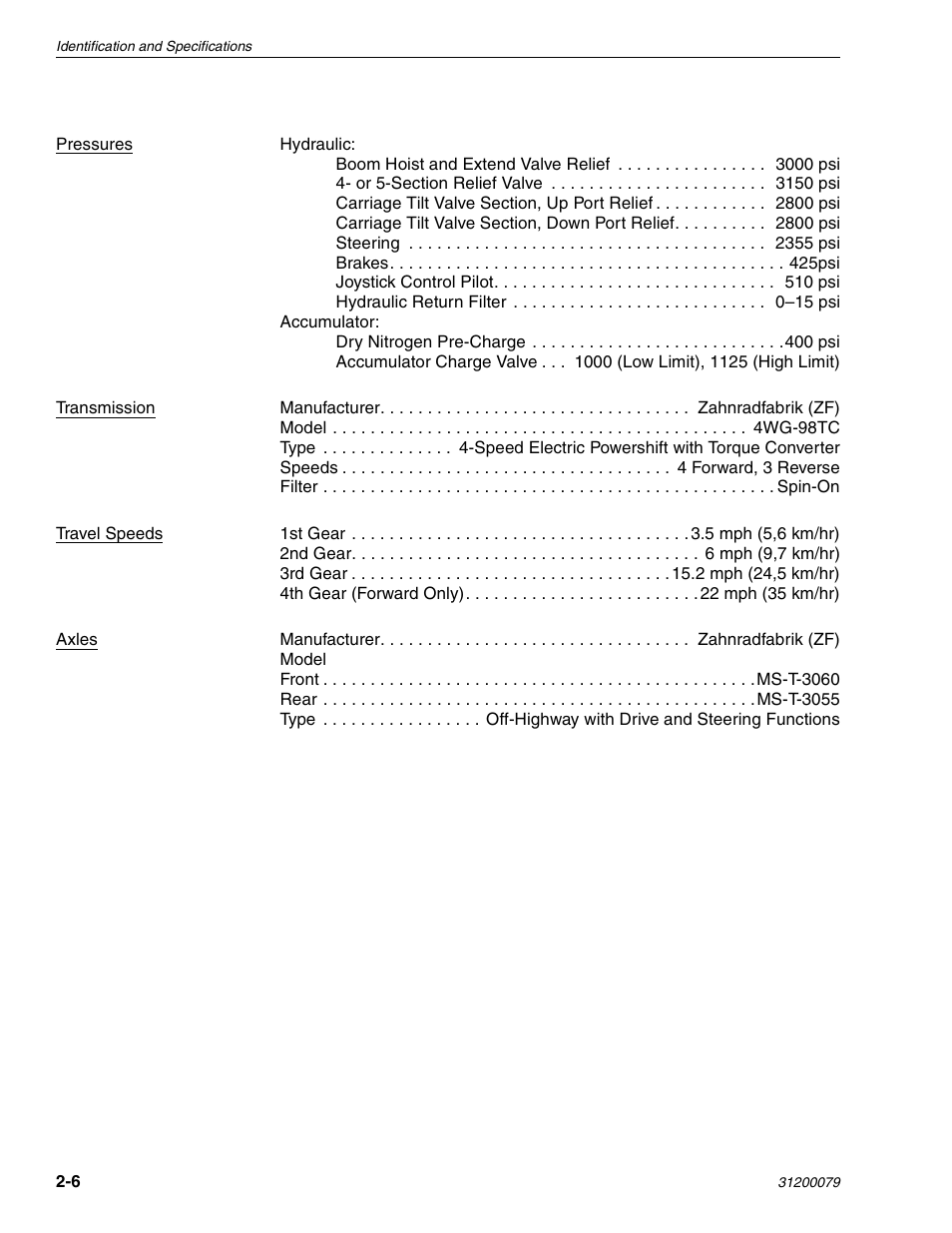 Lull 1044C-54 Series II Service Manual User Manual | Page 40 / 382