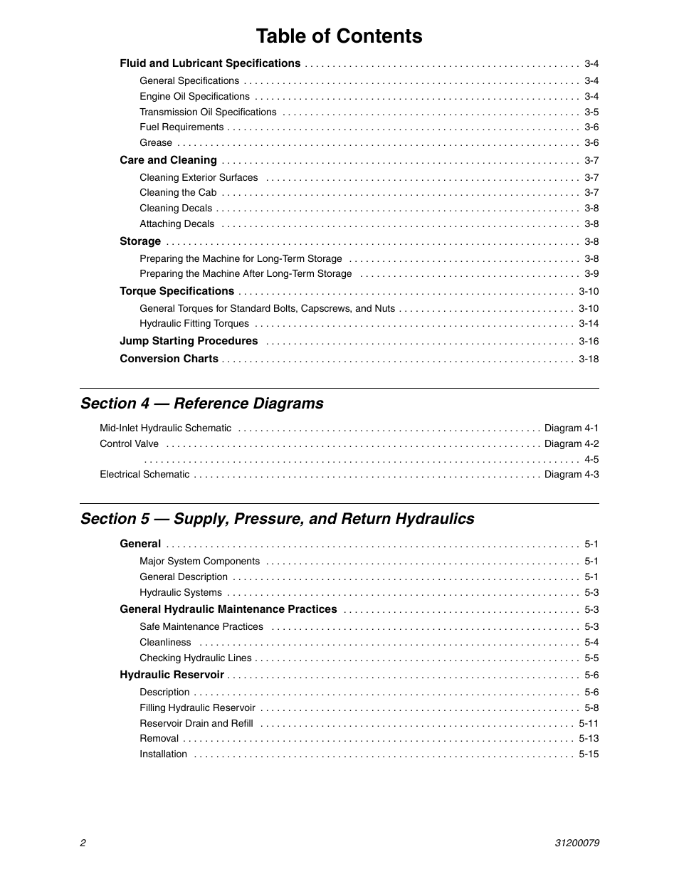 Lull 1044C-54 Series II Service Manual User Manual | Page 6 / 382