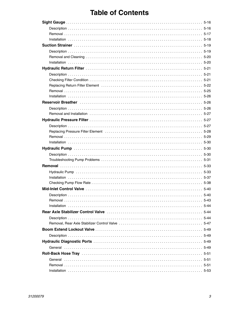 Lull 1044C-54 Series II Service Manual User Manual | Page 7 / 382