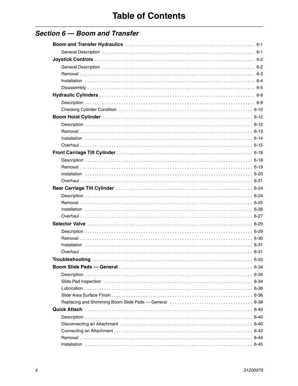 Lull 1044C-54 Series II Service Manual User Manual | Page 8 / 382