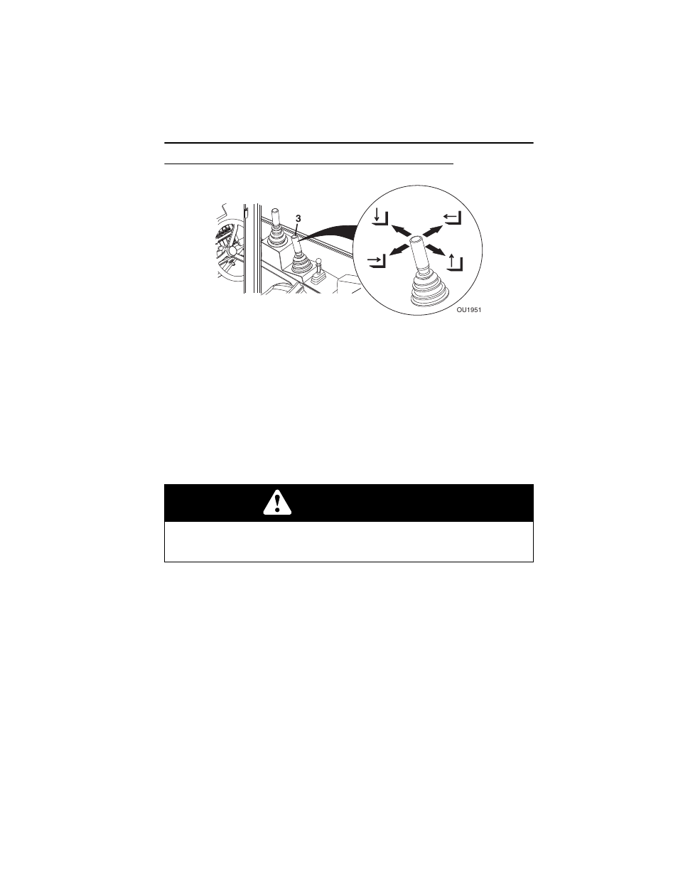 Middle joystick, Middle joystick -13, Warning | Lull 944E-42 Operation Manual User Manual | Page 51 / 150