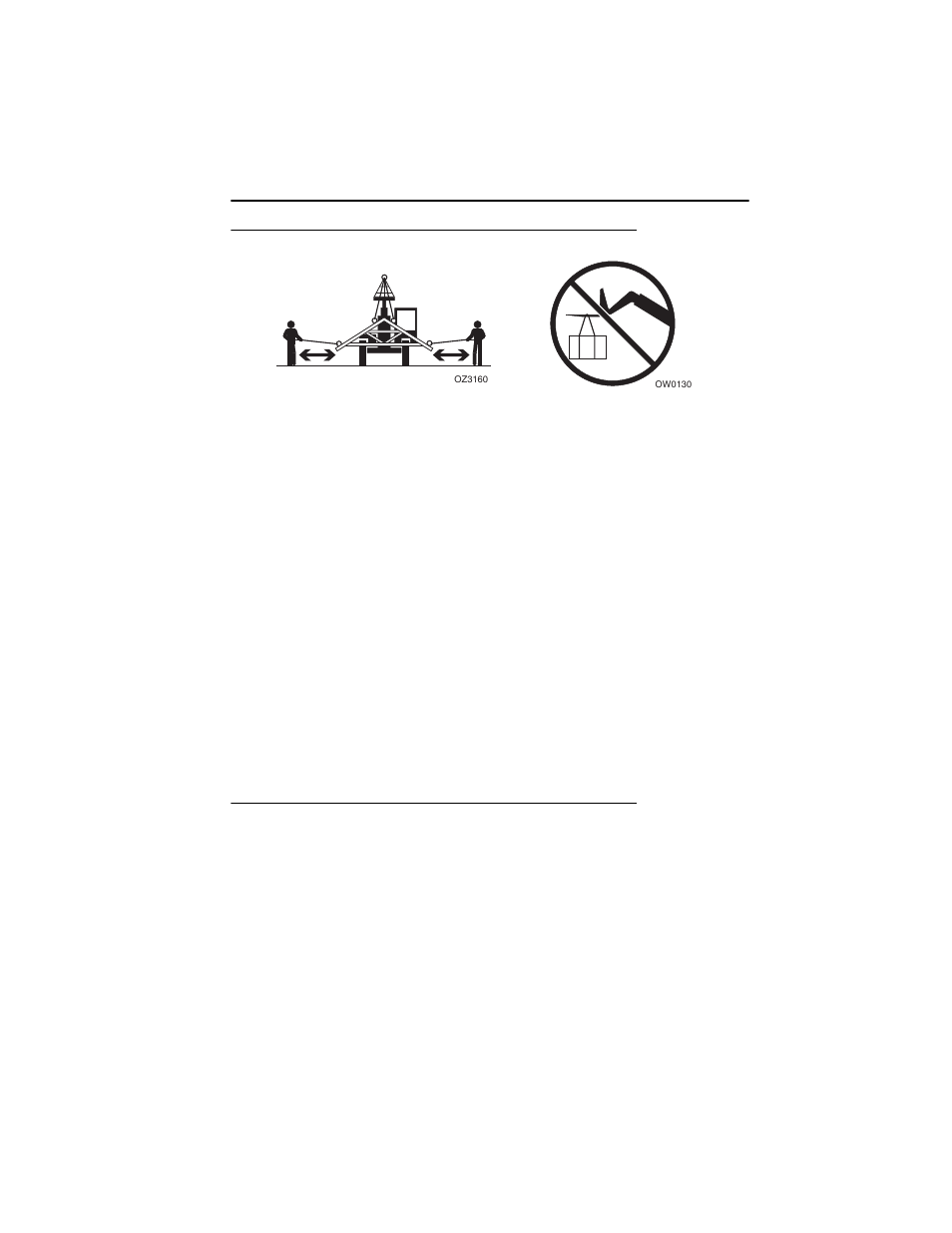 Transporting a suspended load, Leveling procedure | Lull 944E-42 Operation Manual User Manual | Page 69 / 150