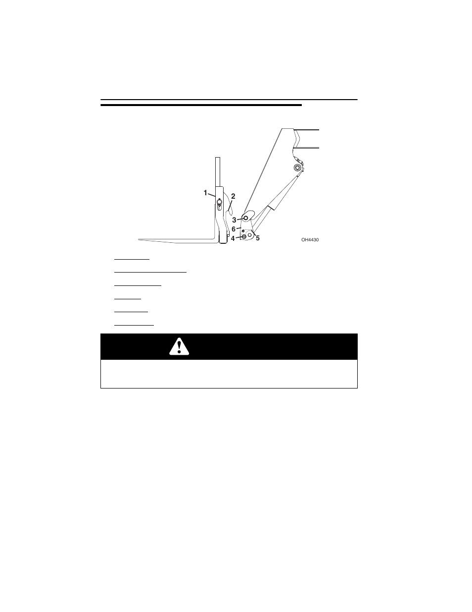 6 attachment installation, 6 attachment installation -10, Warning | Lull 944E-42 Operation Manual User Manual | Page 82 / 150