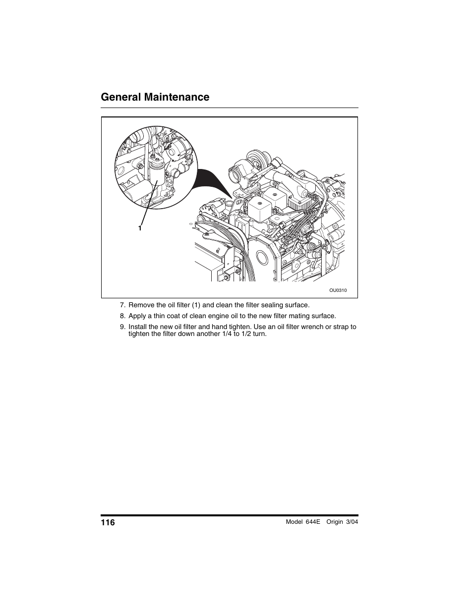 General maintenance | Lull 644E-42 Operation Manual User Manual | Page 118 / 200