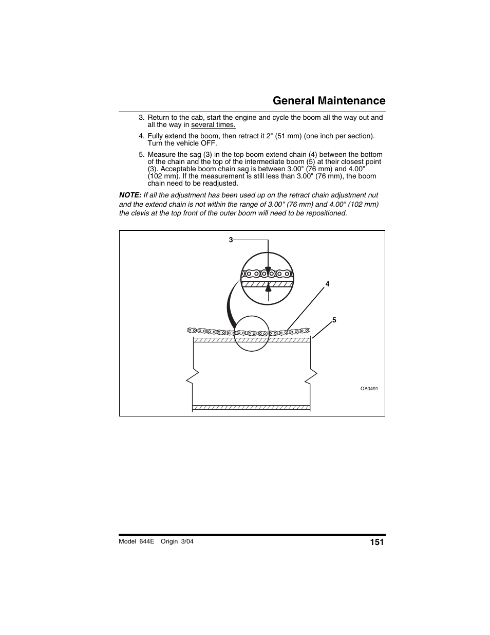 General maintenance | Lull 644E-42 Operation Manual User Manual | Page 153 / 200