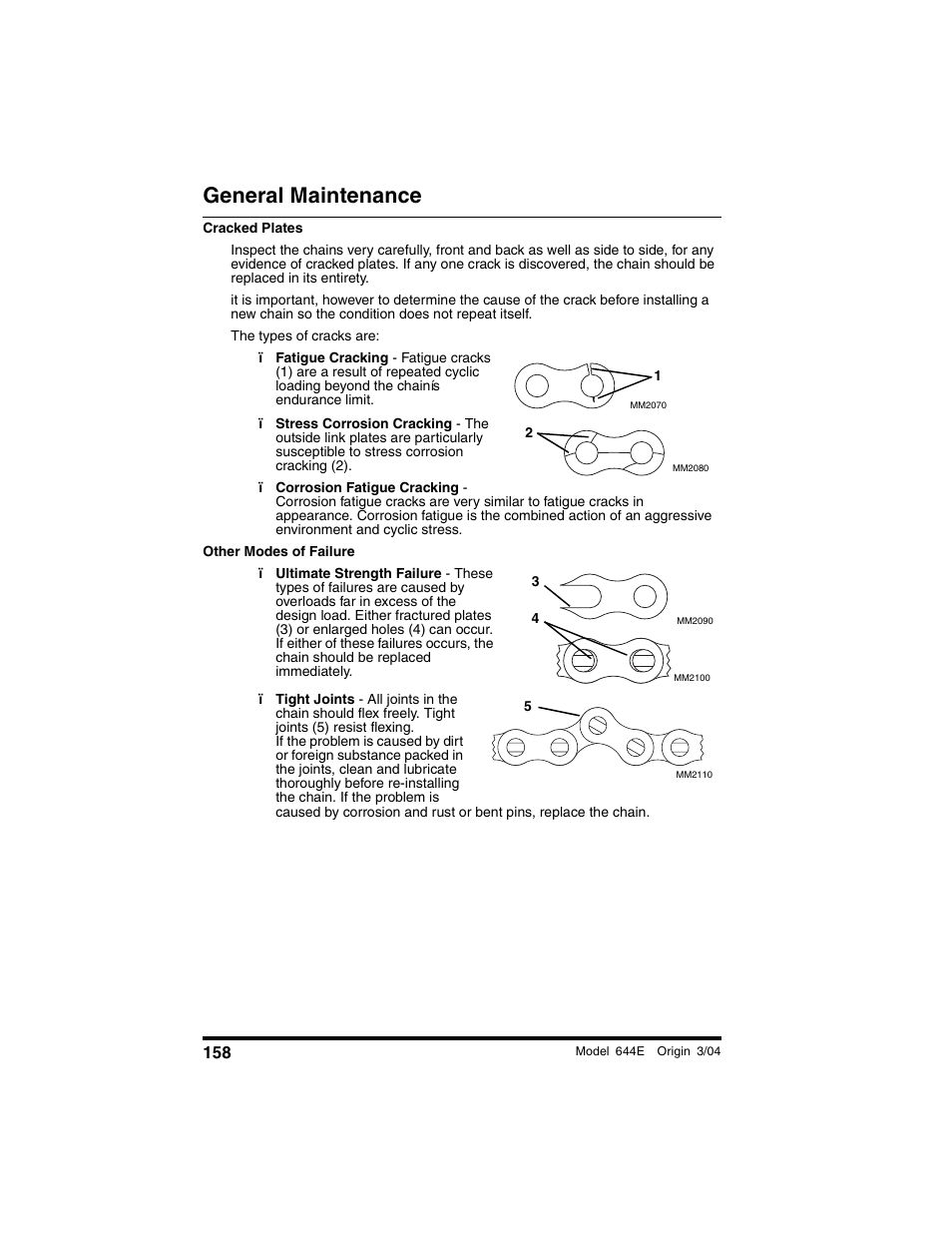 General maintenance | Lull 644E-42 Operation Manual User Manual | Page 160 / 200