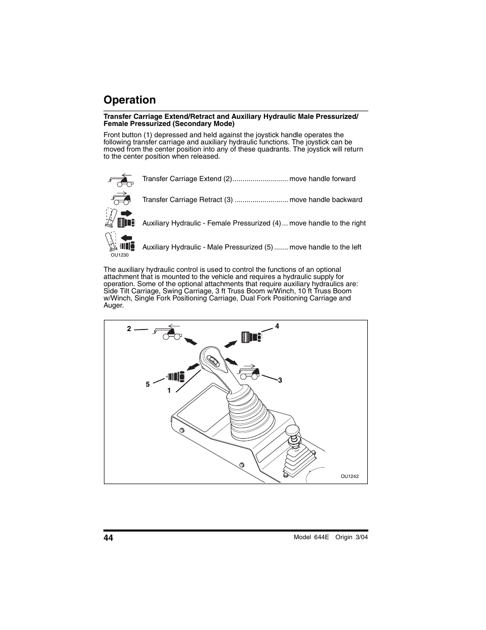 Operation | Lull 644E-42 Operation Manual User Manual | Page 46 / 200