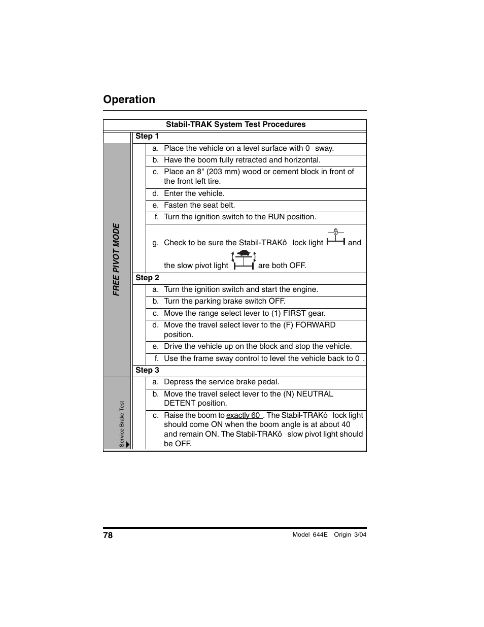 Operation | Lull 644E-42 Operation Manual User Manual | Page 80 / 200