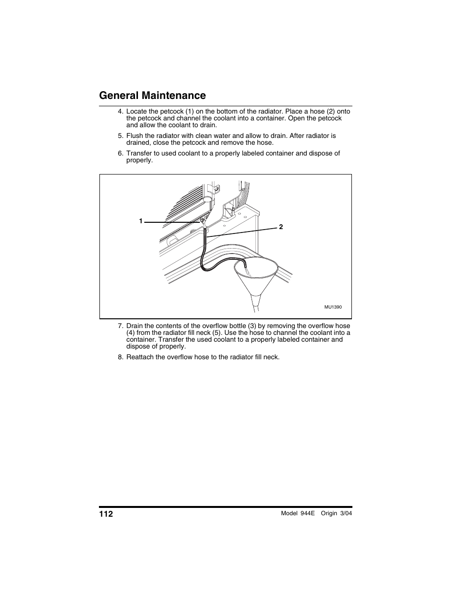 General maintenance | Lull 944E-42 Operation Manual User Manual | Page 114 / 200