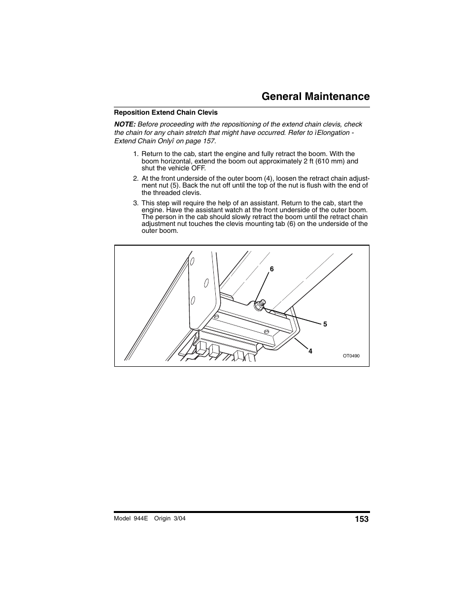 General maintenance | Lull 944E-42 Operation Manual User Manual | Page 155 / 200