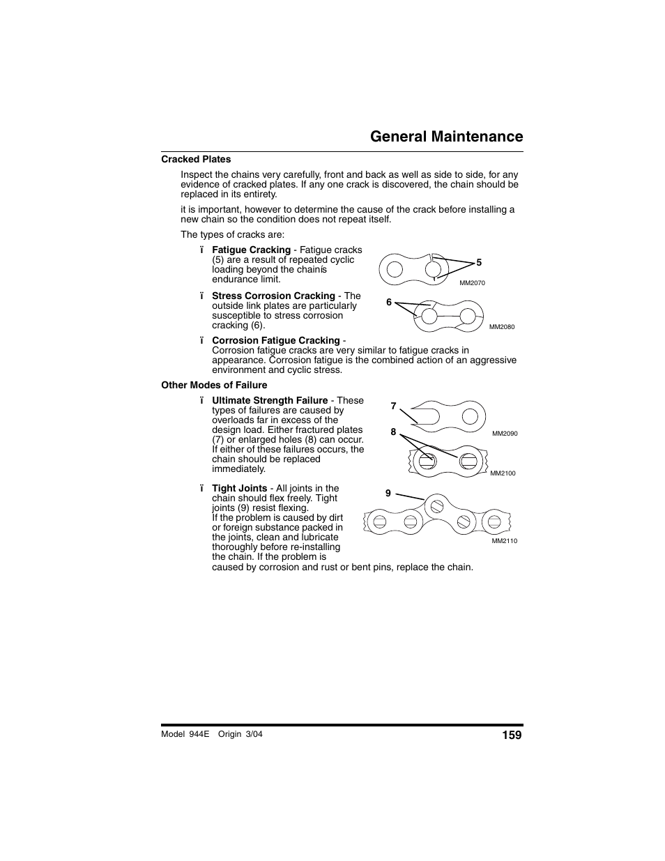 General maintenance | Lull 944E-42 Operation Manual User Manual | Page 161 / 200