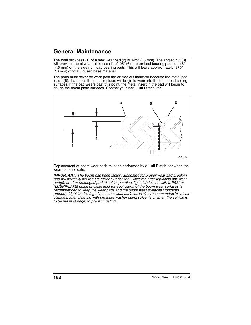 General maintenance | Lull 944E-42 Operation Manual User Manual | Page 164 / 200