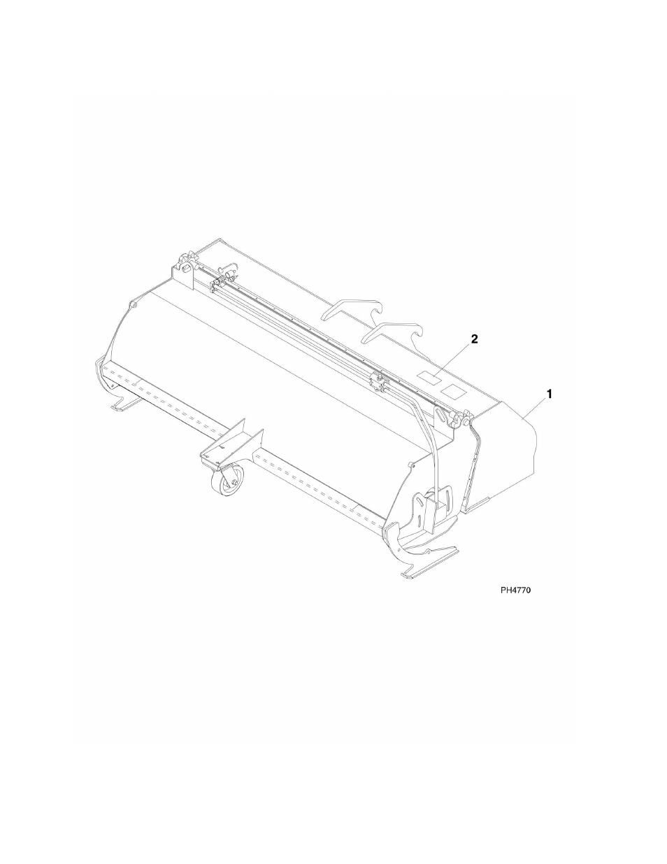 Figure 3-22. sweeper assembly | Lull 944E-42 Parts Manual User Manual | Page 102 / 634