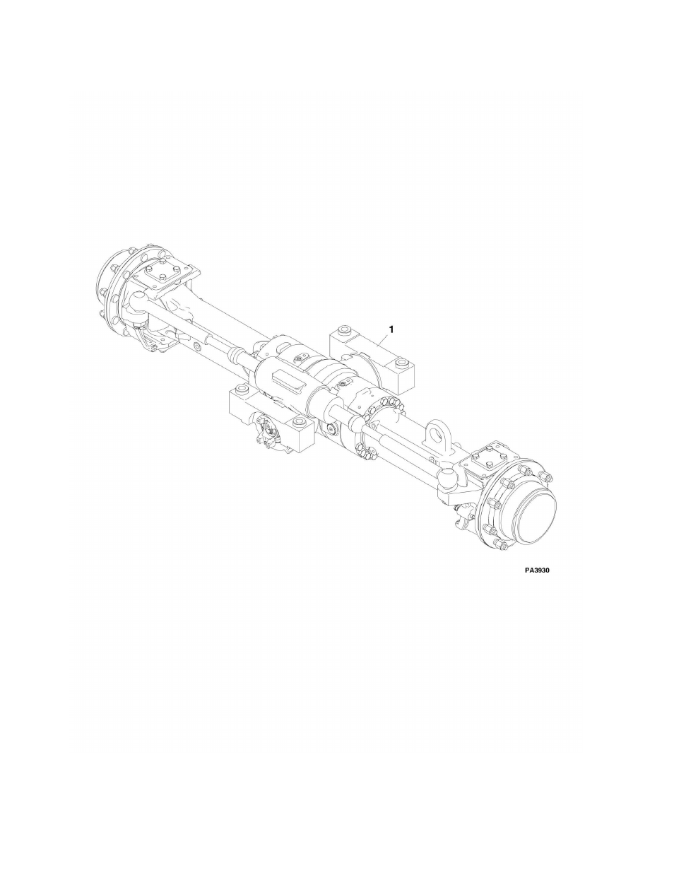 Figure 5-21. rear axle | Lull 944E-42 Parts Manual User Manual | Page 214 / 634