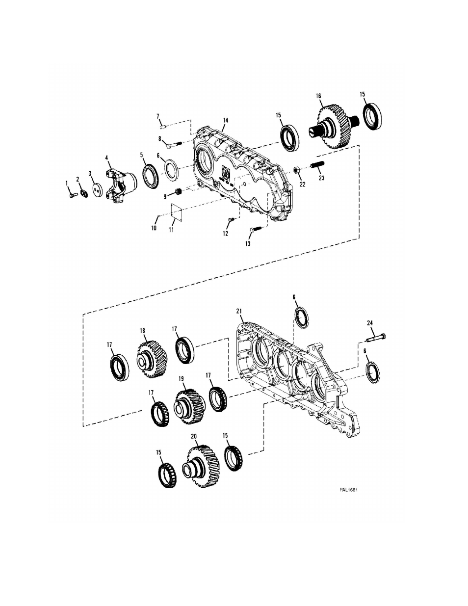 Figure 5-54. zf transmission - transfer box | Lull 944E-42 Parts Manual User Manual | Page 290 / 634