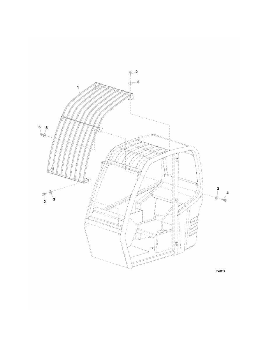 Figure 6-12. windshield guard | Lull 944E-42 Parts Manual User Manual | Page 328 / 634