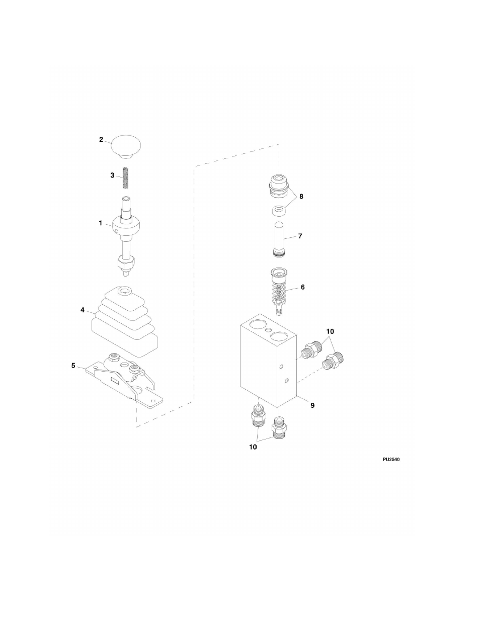 Figure 7-8. frame level control valve assembly | Lull 944E-42 Parts Manual User Manual | Page 356 / 634