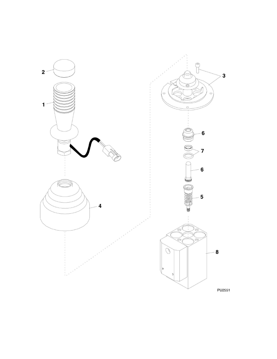 Figure 7-9. joystick control valve assembly | Lull 944E-42 Parts Manual User Manual | Page 358 / 634