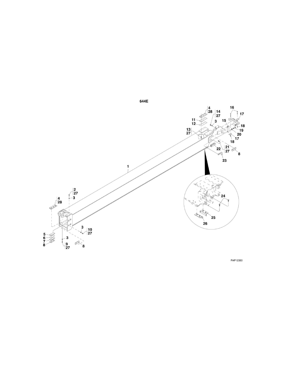 Figure 2-3. second boom section 644e | Lull 944E-42 Parts Manual User Manual | Page 38 / 634