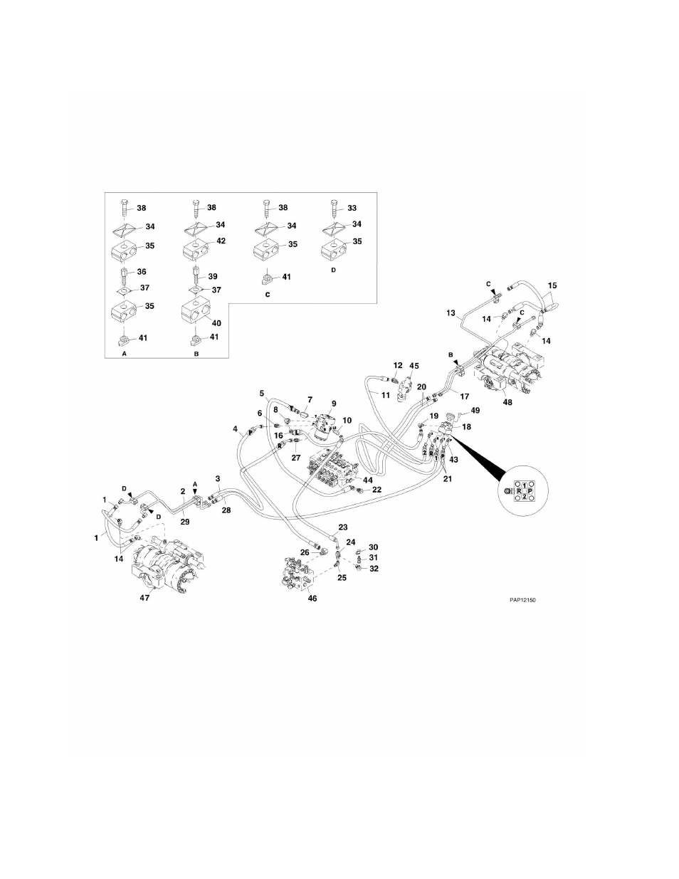 Figure 8-15. steering cylinder | Lull 944E-42 Parts Manual User Manual | Page 410 / 634