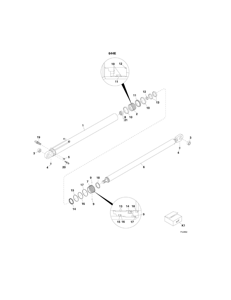 Figure 9-5. lift cylinder | Lull 944E-42 Parts Manual User Manual | Page 440 / 634