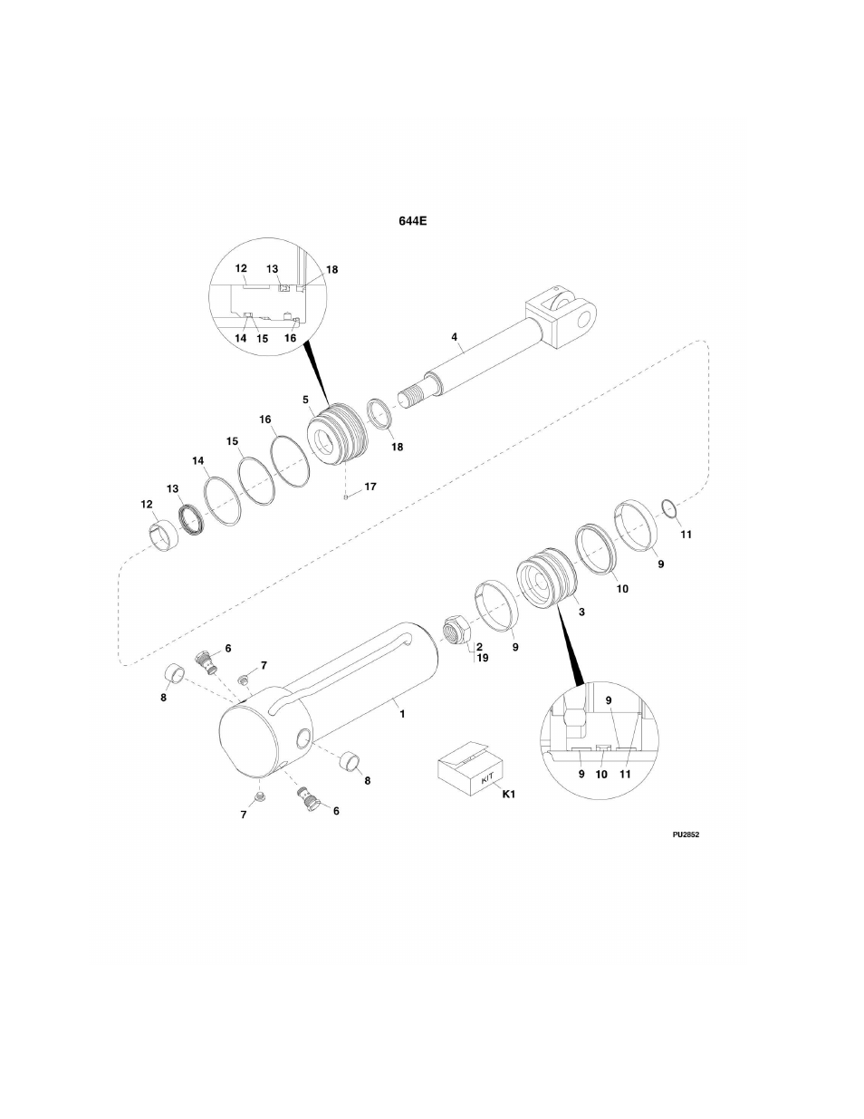 Figure 9-10. frame level cylinder | Lull 944E-42 Parts Manual User Manual | Page 450 / 634