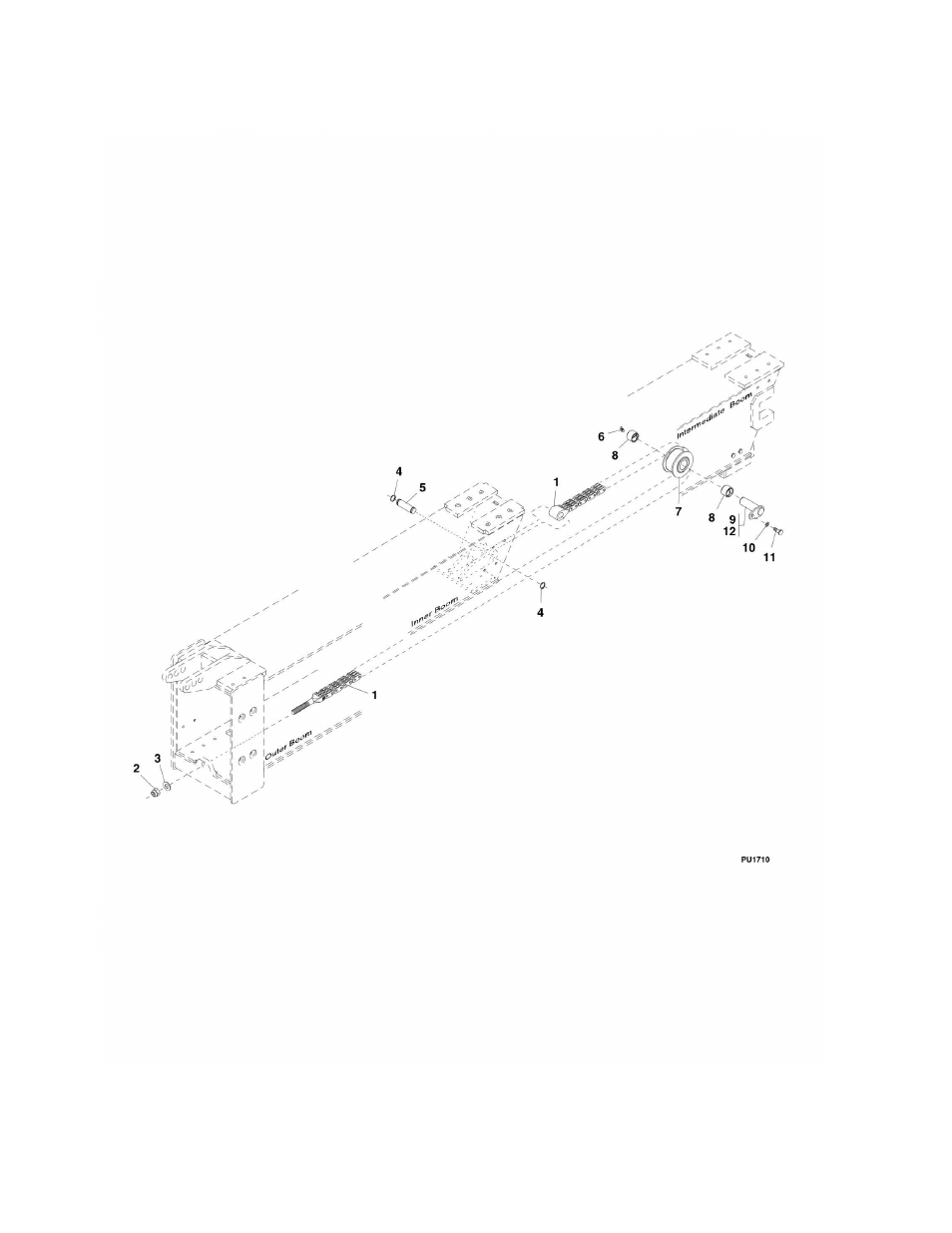 Figure 2-9. boom retract chain | Lull 944E-42 Parts Manual User Manual | Page 50 / 634