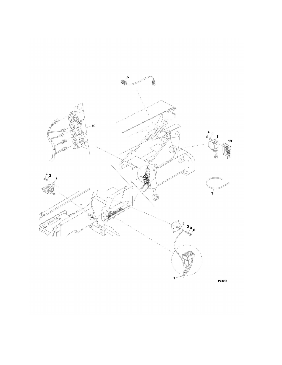 Figure 10-15. control components | Lull 944E-42 Parts Manual User Manual | Page 564 / 634