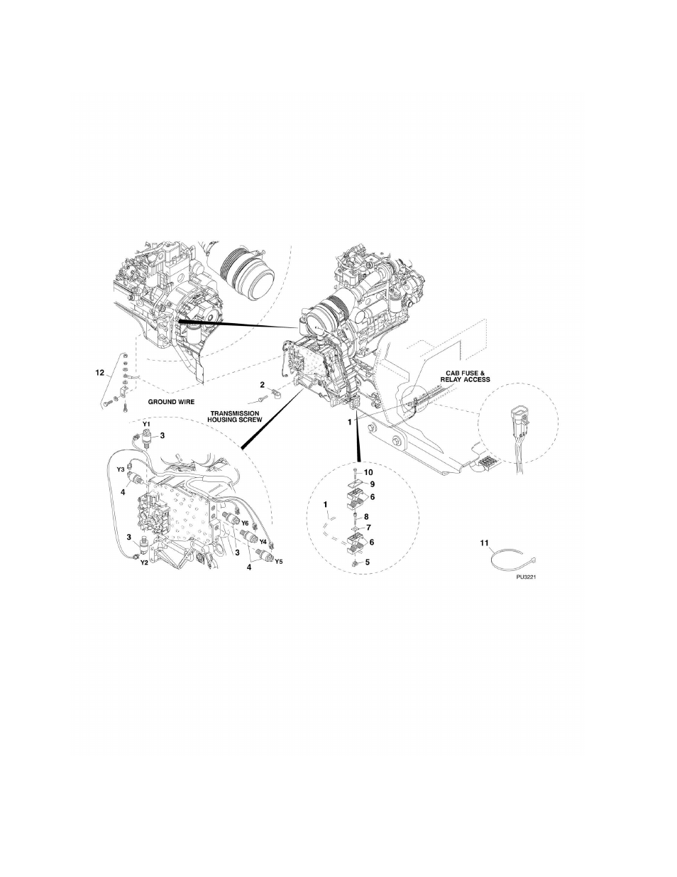 Figure 10-16. transmission components | Lull 944E-42 Parts Manual User Manual | Page 566 / 634