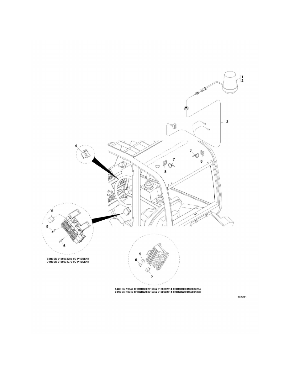 Figure 12-3. beacon and strobe light | Lull 944E-42 Parts Manual User Manual | Page 600 / 634