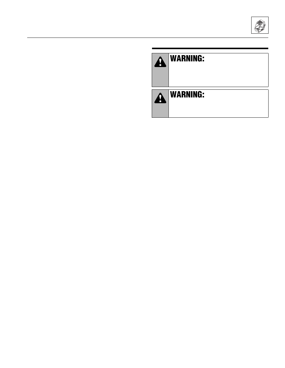 Cab installation, Warning | Lull 944E-42 Service Manual User Manual | Page 135 / 846