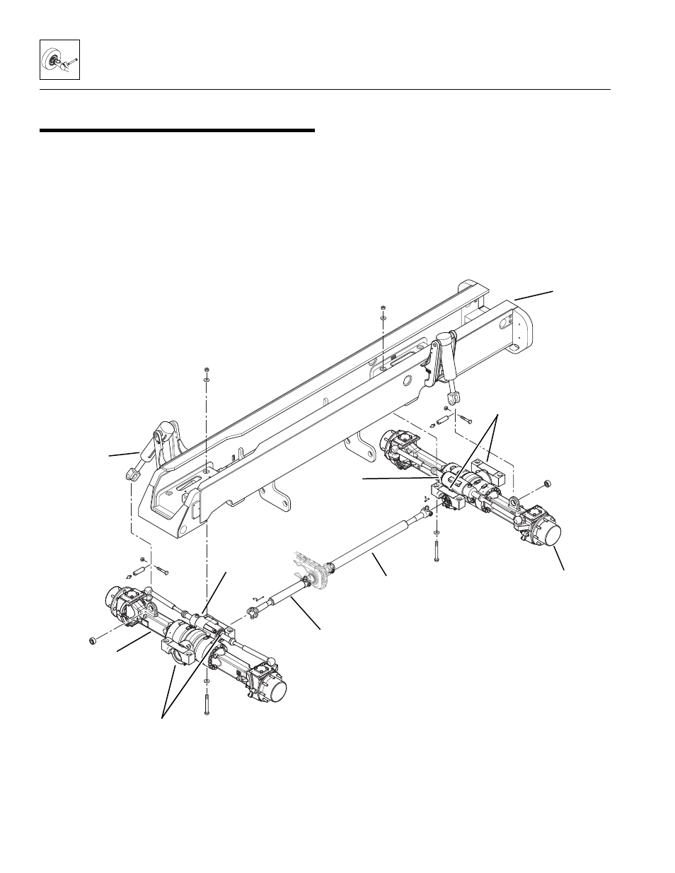 Axle, drive shaft and wheel component terminology | Lull 944E-42 Service Manual User Manual | Page 148 / 846