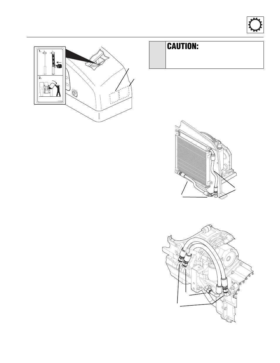 Transmission maintenance schedule, Section 6.6.2, “transmission maintenance schedule, Caution | Lull 944E-42 Service Manual User Manual | Page 181 / 846