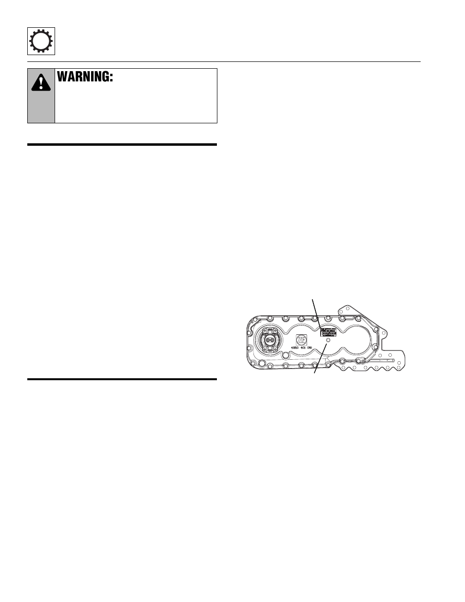 General information, Transfer case, Transfer case description | Transfer case operation, Serial number plate, Transfer case specifications, Warning | Lull 944E-42 Service Manual User Manual | Page 196 / 846