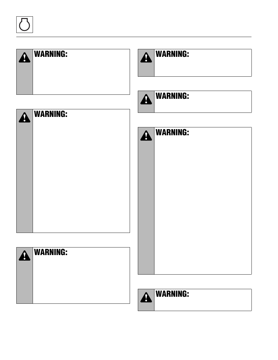 Warning | Lull 944E-42 Service Manual User Manual | Page 208 / 846